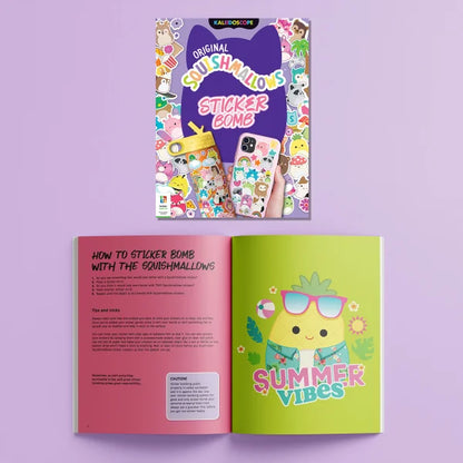 Kaleidoscope Sticker Bomb Squishmallows (folder)