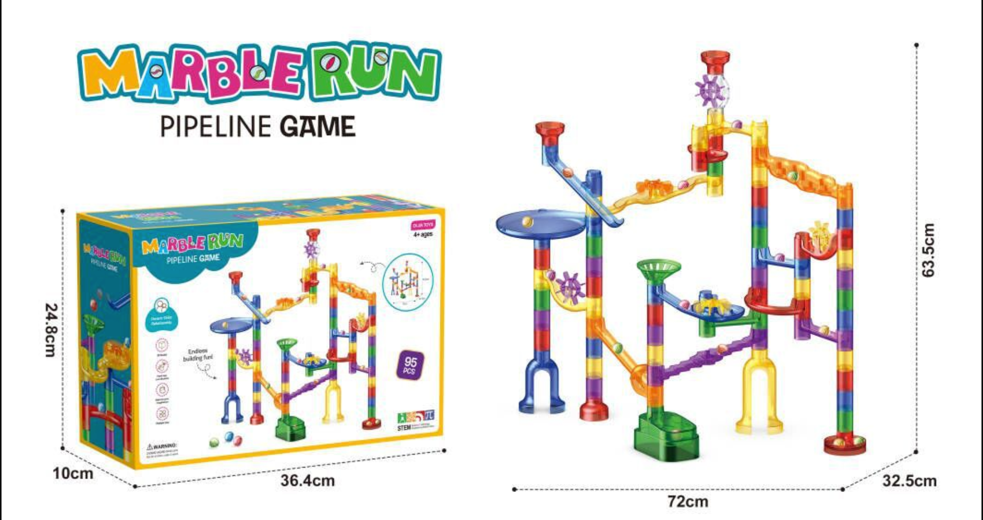 Marble Run Pipeline Game Quality Set