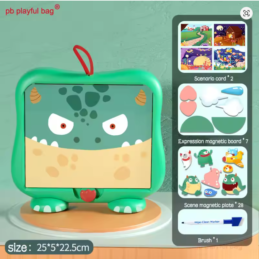 Multi-Function Magnetic Whiteboard Puzzle & Graphic Tablet Writing Gift Games for Kids