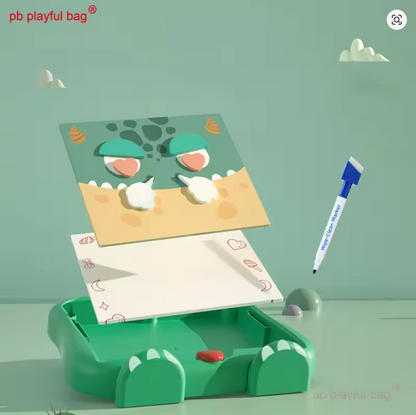 Multi-Function Magnetic Whiteboard Puzzle & Graphic Tablet Writing Gift Games for Kids