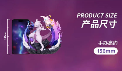 Funism Pokemon Prime Figures Mew & Mewtwo