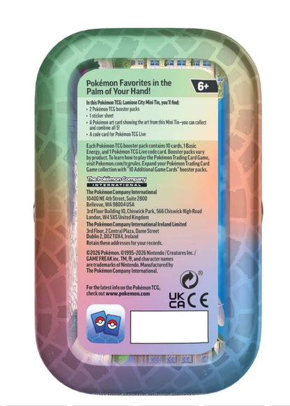 Pokemon Tcg: Lumiose City Mini Tin