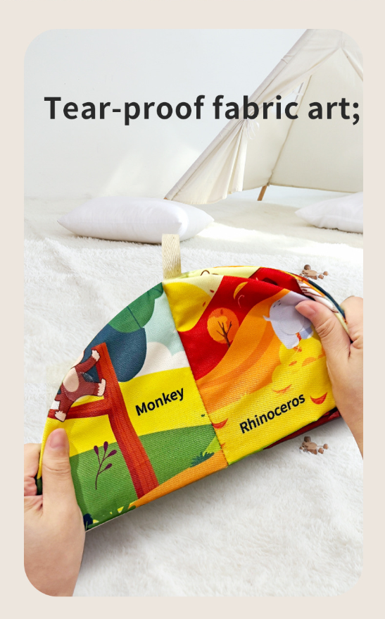 Baby Early Education Quiet Tear-Resistant Book Cognitive Toy