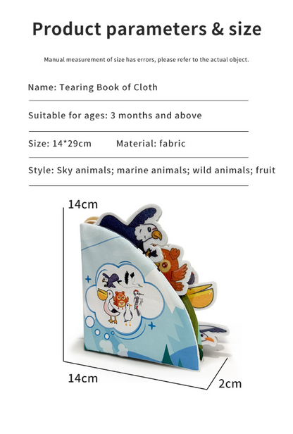 Baby Early Education Quiet Tear-Resistant Book Cognitive Toy