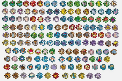 Pokemon Chinese 151 Magnet Puzzle