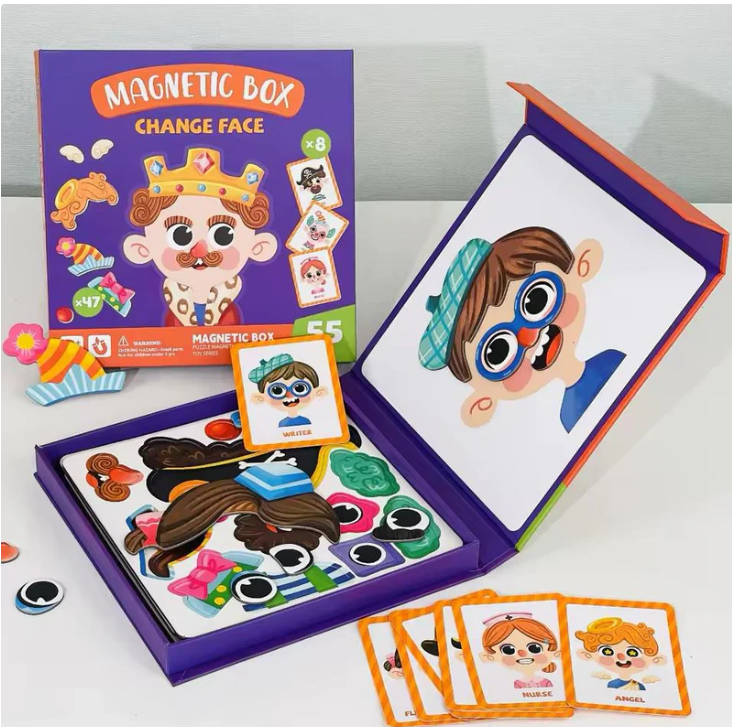 Magnetic Box Dress-Up Puzzle