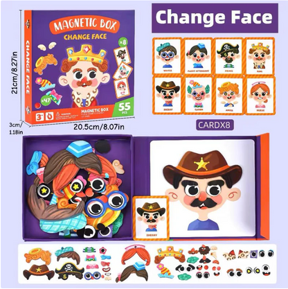 Magnetic Box Dress-Up Puzzle