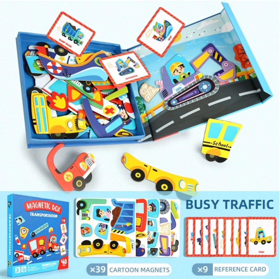Magnetic Box Dress-Up Puzzle