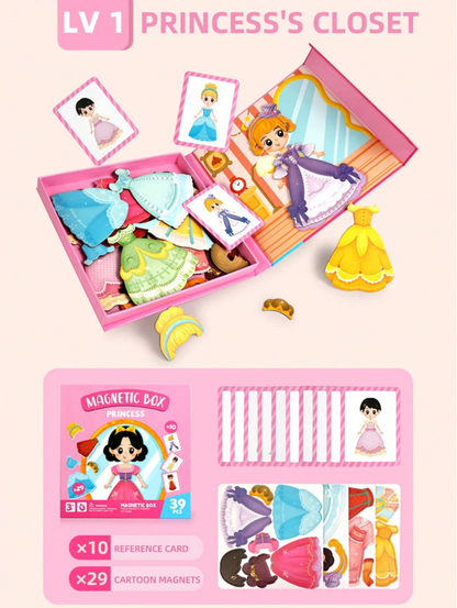 Magnetic Box Dress-Up Puzzle