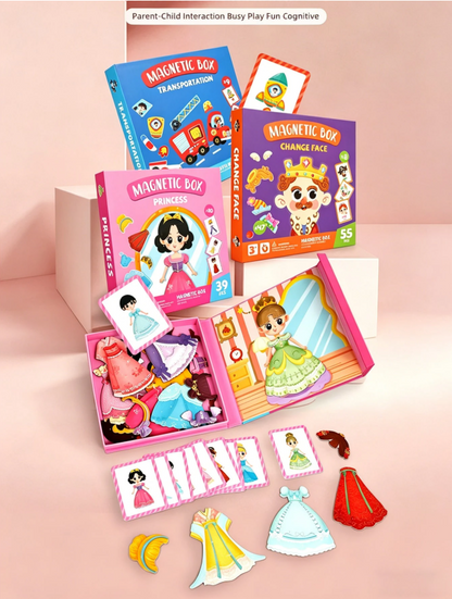 Magnetic Box Dress-Up Puzzle