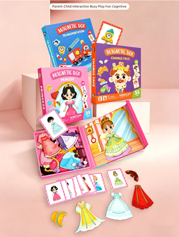 Magnetic Box Dress-Up Puzzle