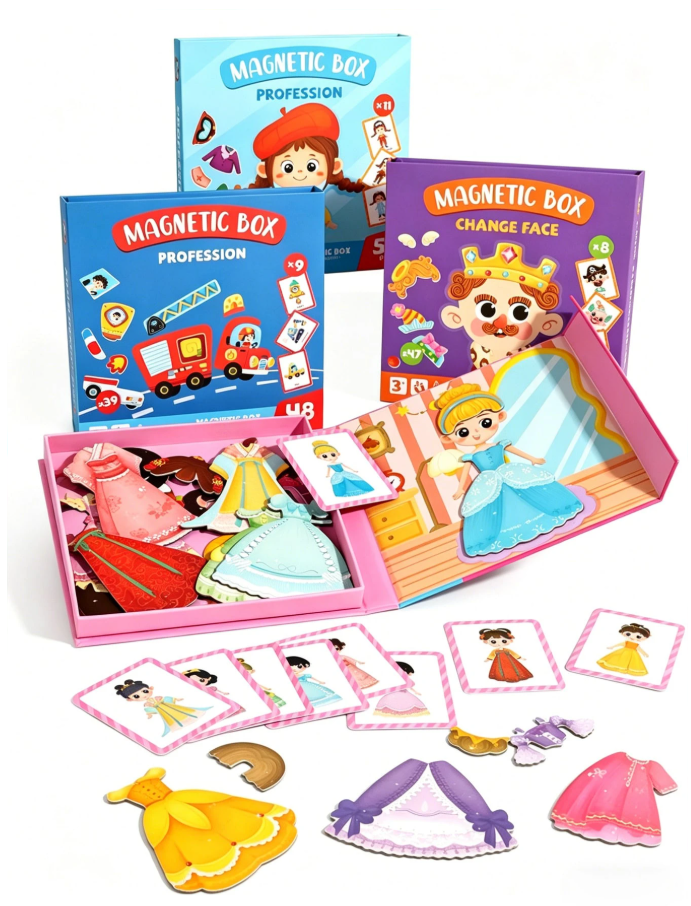 Magnetic Box Dress-Up Puzzle