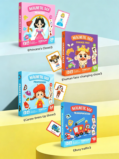 Magnetic Box Dress-Up Puzzle