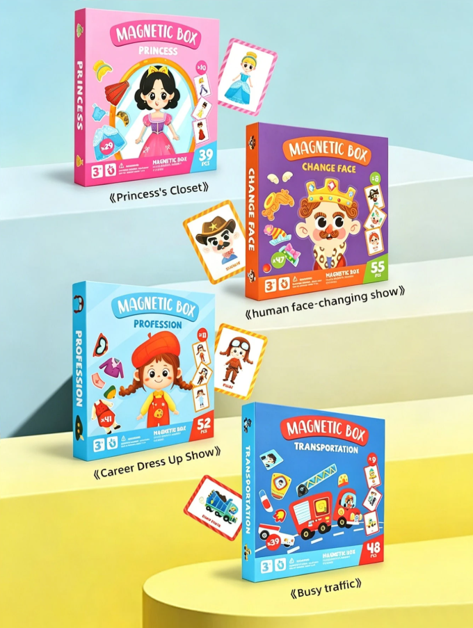 Magnetic Box Dress-Up Puzzle