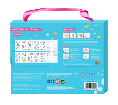 Avenir Nail Stickers And Tattoos Mermaid