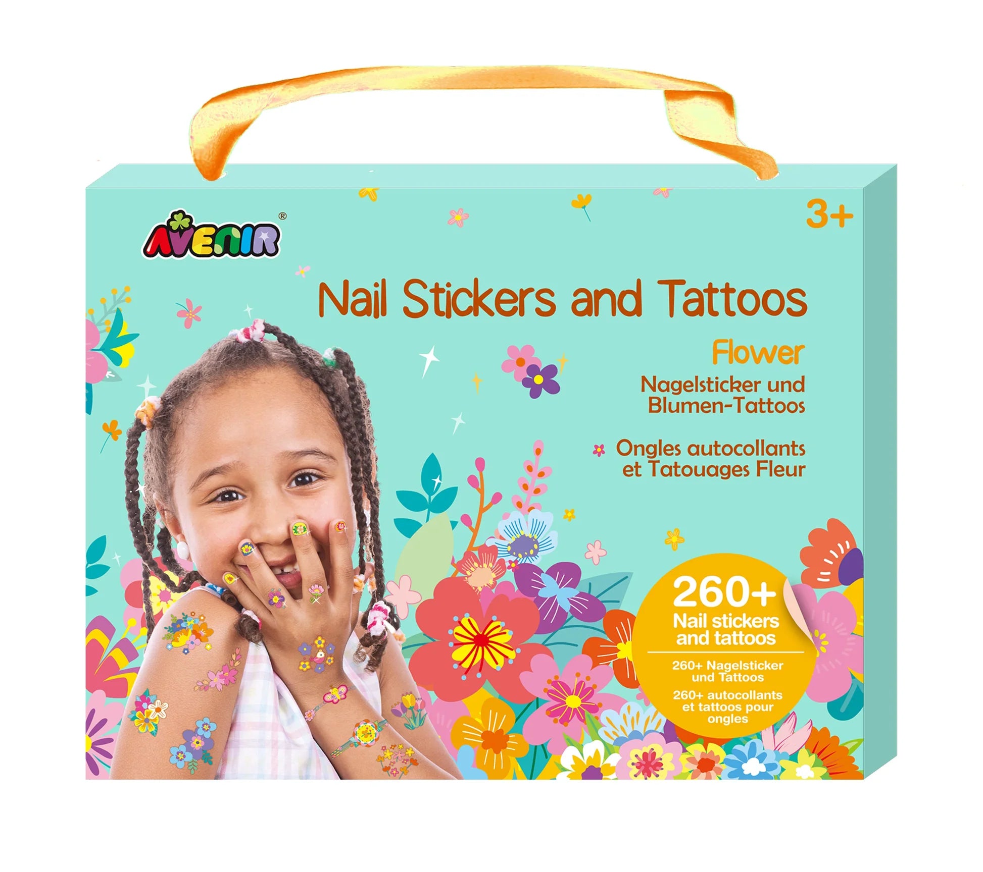 Avenir Nail Stickers And Tattoos Flower