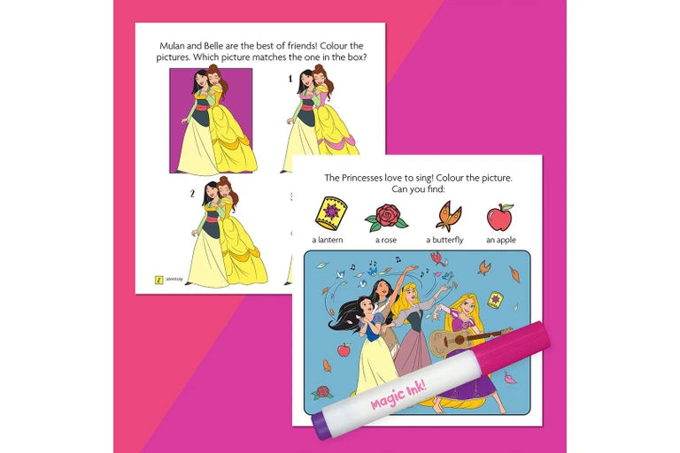 Inkredibles Magic Ink with Press Out Characters - Disney Princess