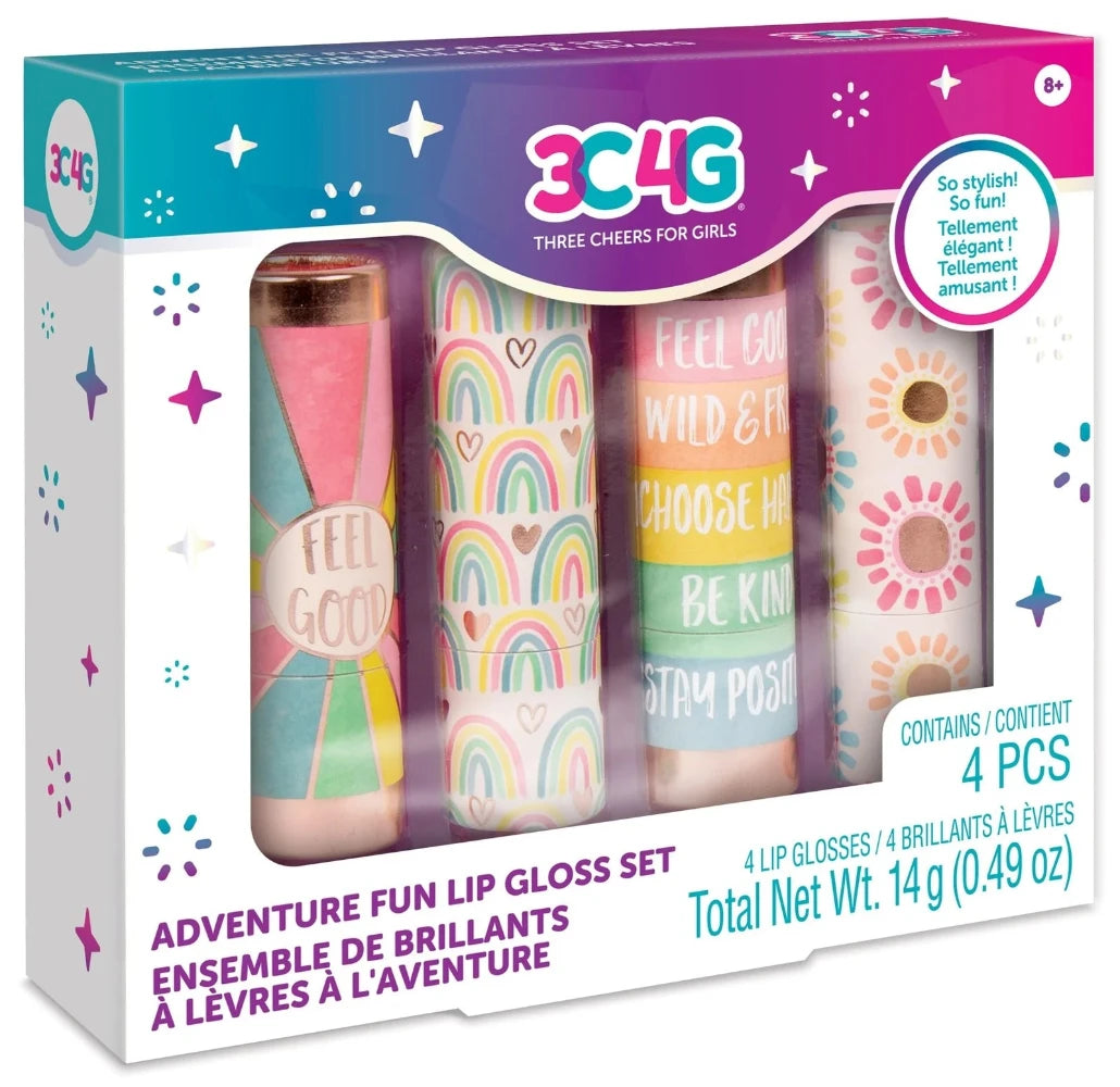 3C4G Adventure Fun Lip Gloss Set NET