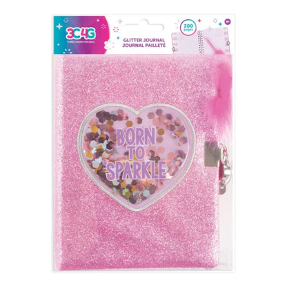 3C4G - Born to Sparkle Glitter Journal