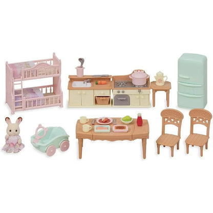 Sylvanian Families Country Home  Furniture Set