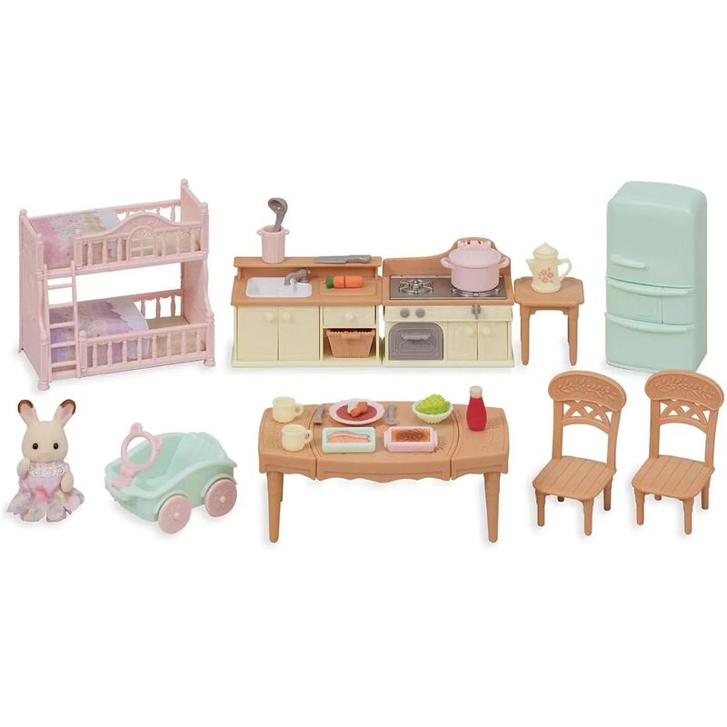 Sylvanian Families Country Home  Furniture Set