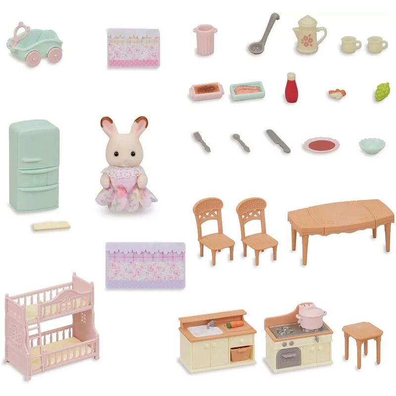 Sylvanian Families Country Home  Furniture Set