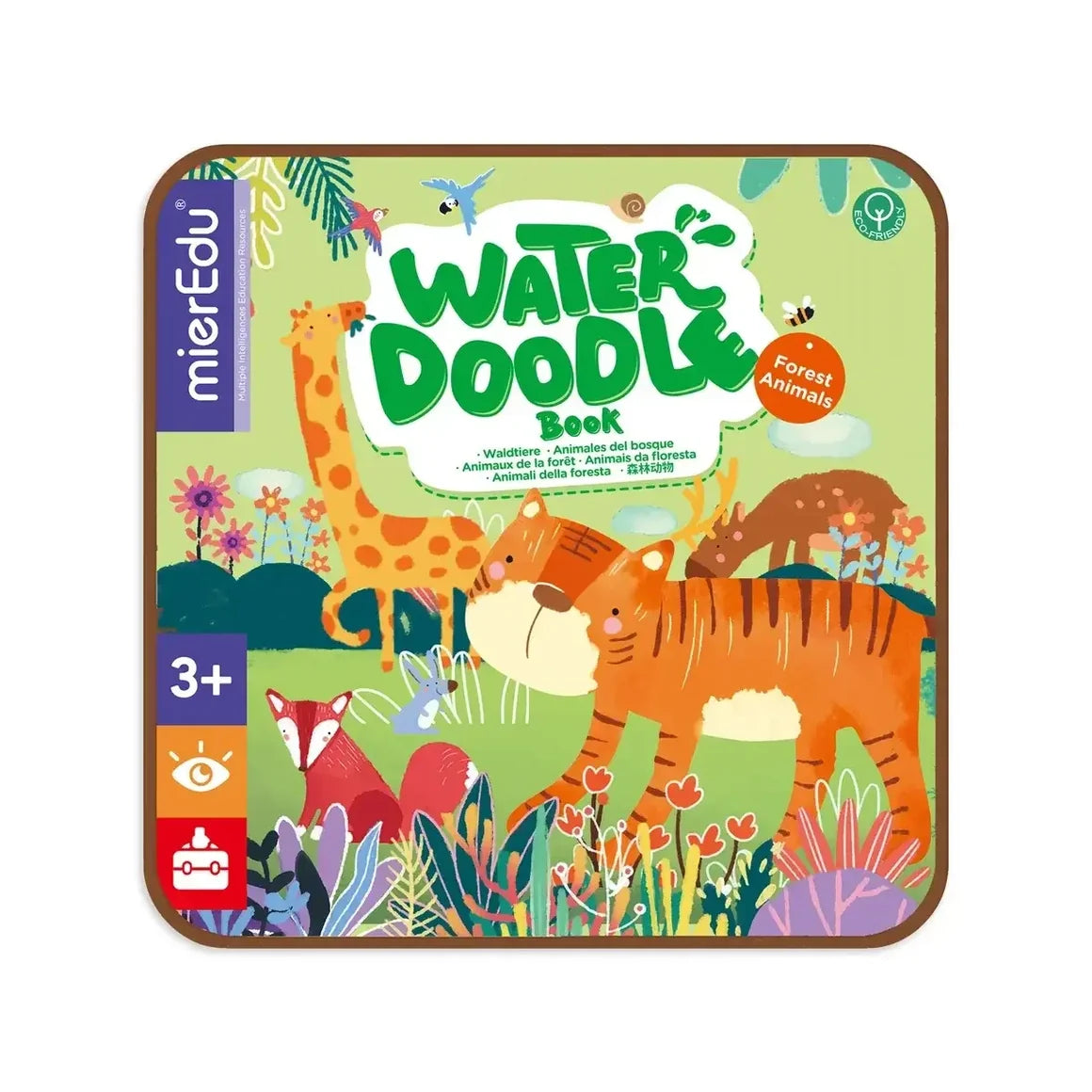 Magic Water Doodle Book - Jungle Animals