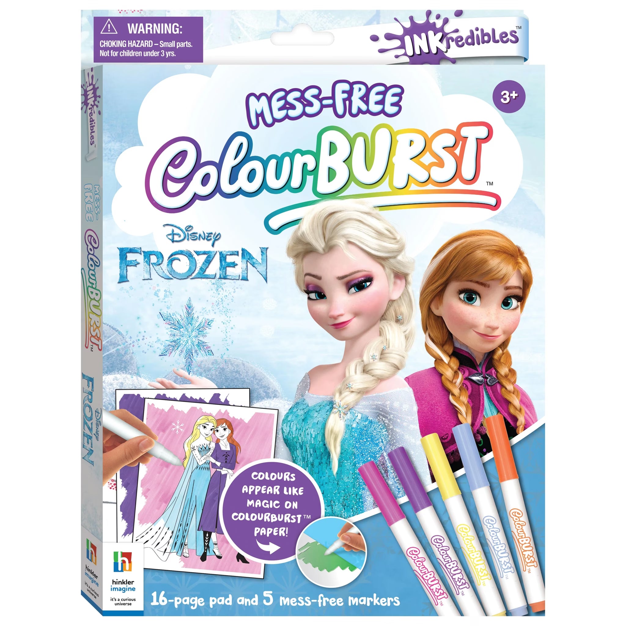 Inkredibles Disney Frozen Mess-Free ColourBurst Activity Kit