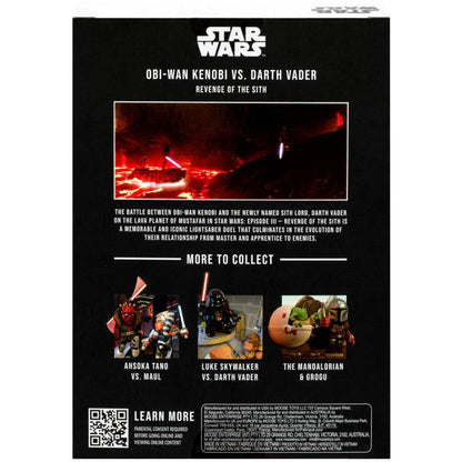 FANDROP Star Wars Figure Diorama (Darth Vader vs. Obi-Wan Kenobi - Episode III)
