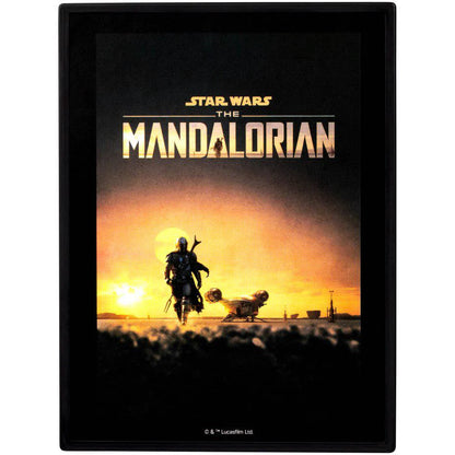 FANDROP Star Wars Figure Diorama (Mandalorian and Grogu)