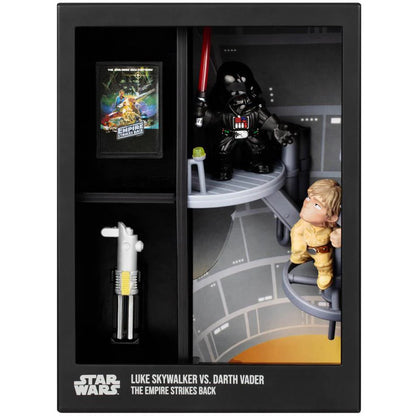 FANDROP Star Wars Figure Diorama (Darth Vader vs. Luke Skywalker - Episode V)
