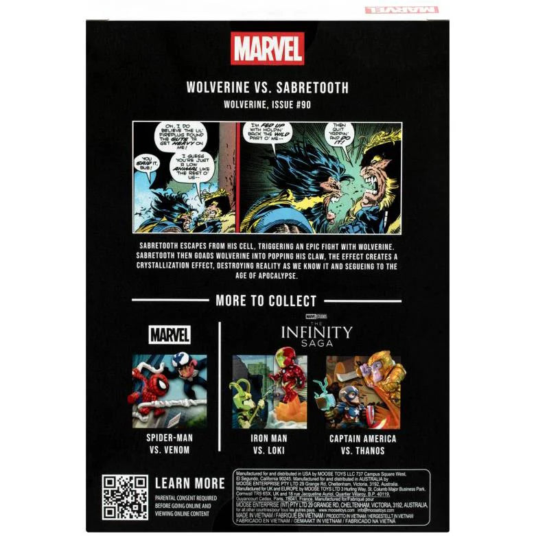 FANDROP Marvel Figure Diorama (Wolverine vs. Sabretooth)