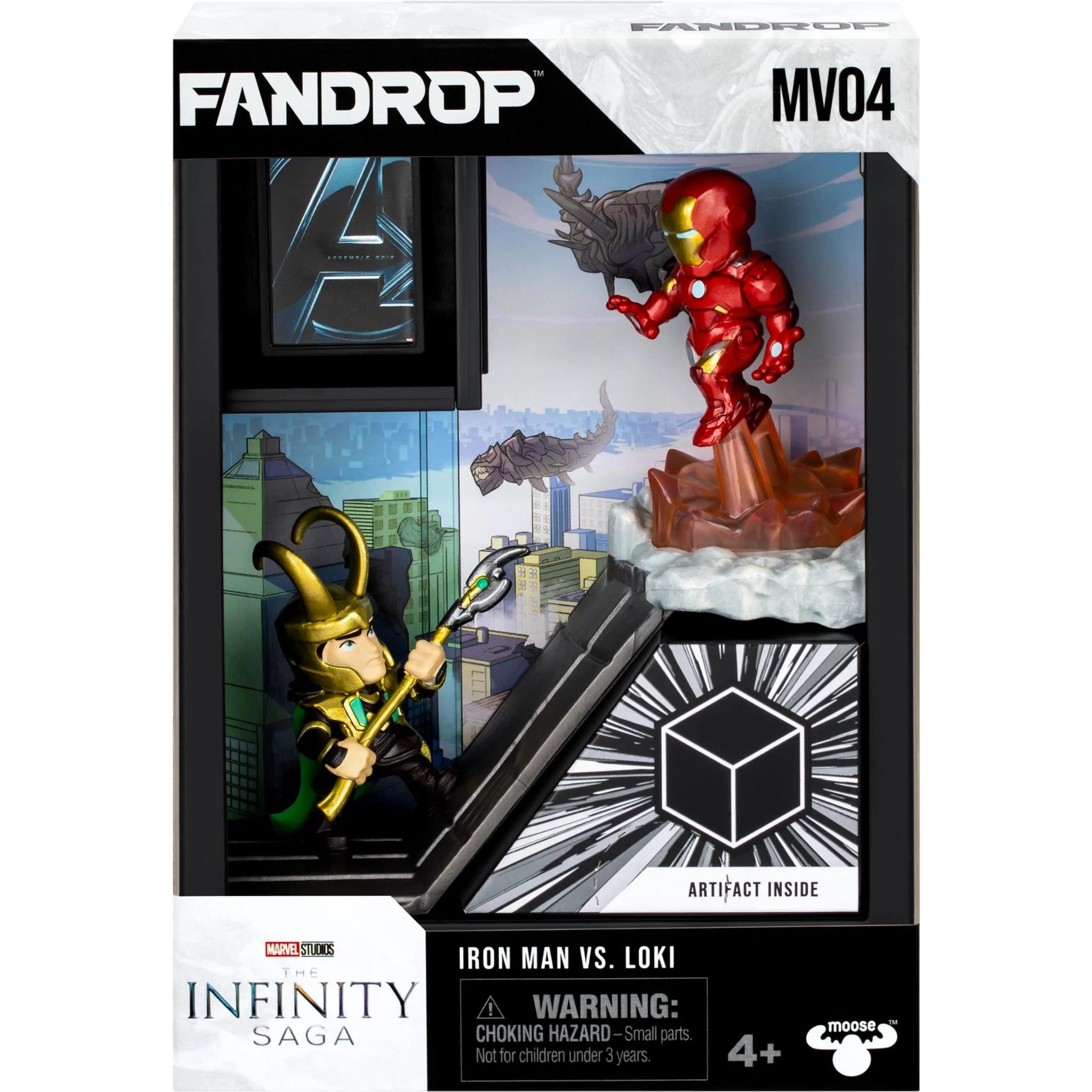 FANDROP Marvel Figure Diorama (Iron Man vs. Loki)