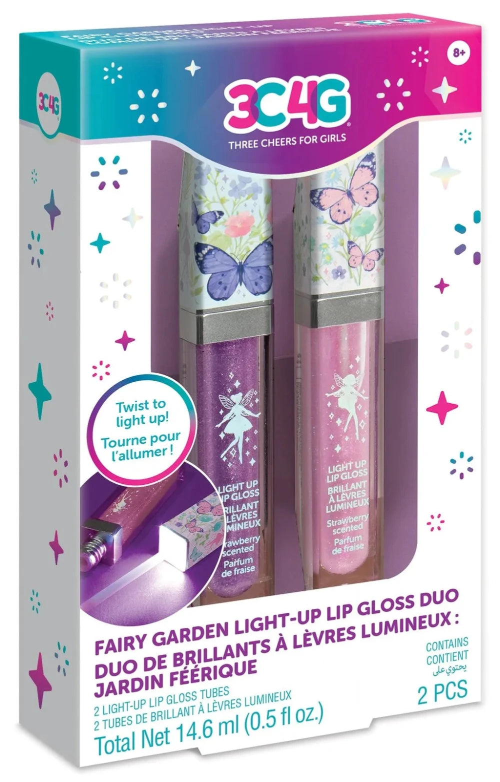 3C4G Fairy Light Up Lip Gloss Duo