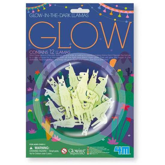 4M: Glow In The Dark Llama 12pcs