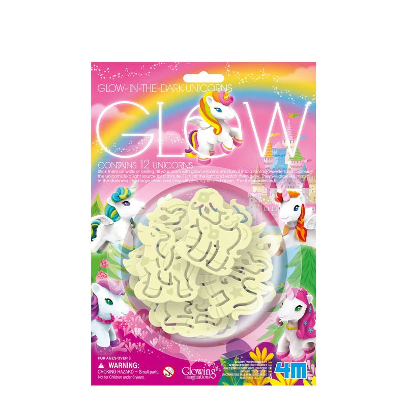 4M: Glow-In-The-Dark Unicorns 12pcs