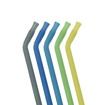 B Box Reusable Silicone Straw, 5 Piece