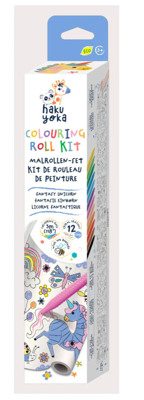 Haku Yoka Colouring Roll Kit Fantasy Unicorn