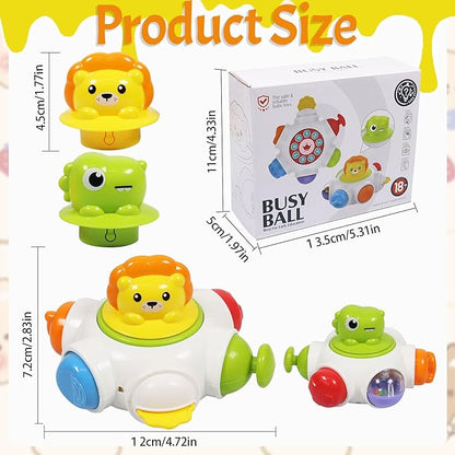 Baby Busy Ball Activity Cube Travel Toy, Montessori Toy