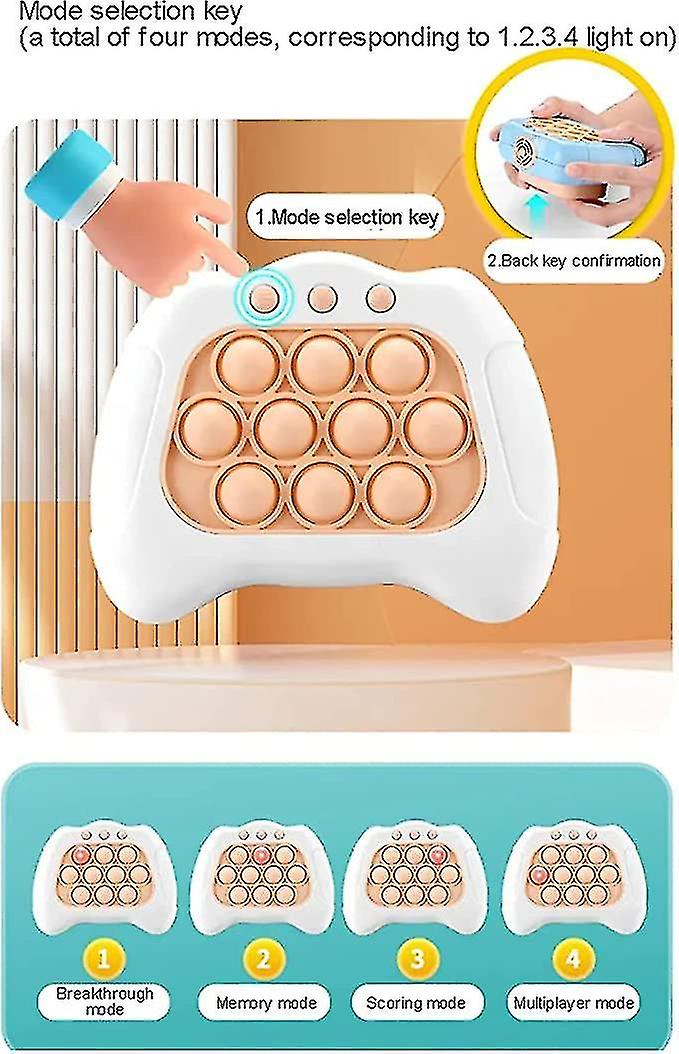 Crab Push Bubble Fidget Sensory Toys Quick Memory Game