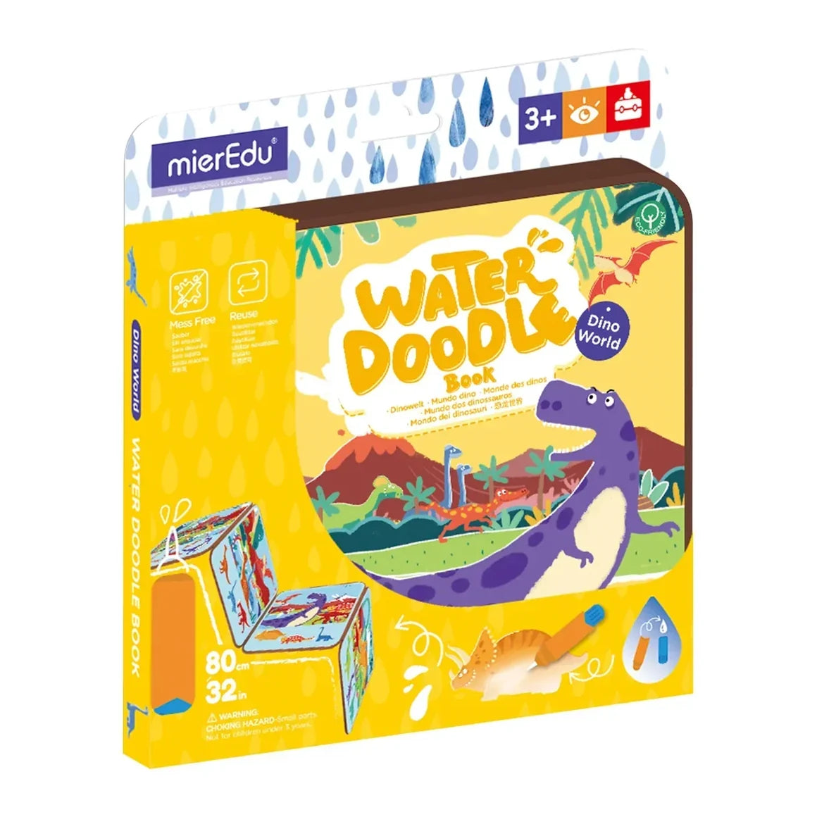 Magic Water Doodle Book - Dino World