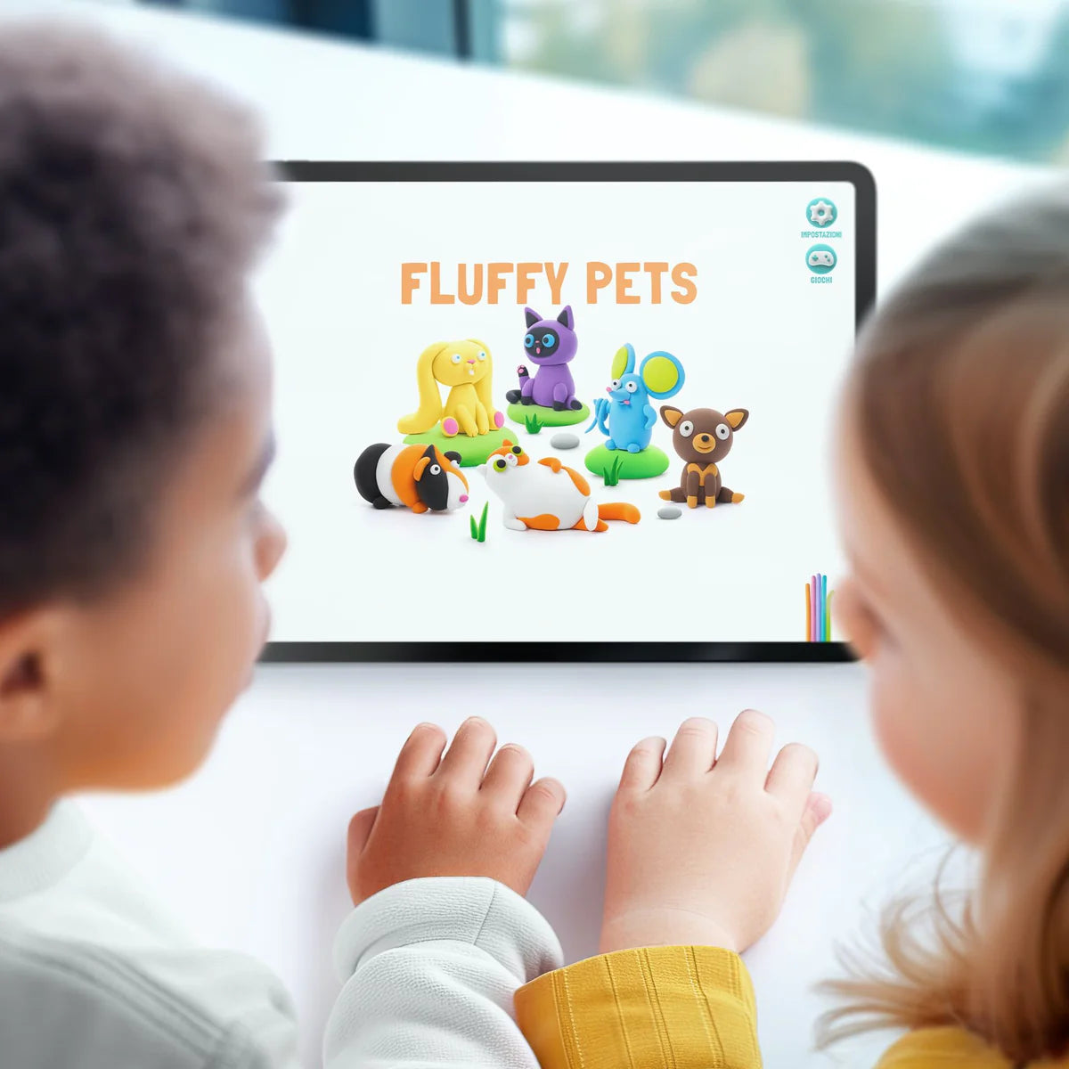 Hey Clay Fluffy Pets - Persian Cat, Mouse & Chihuahua