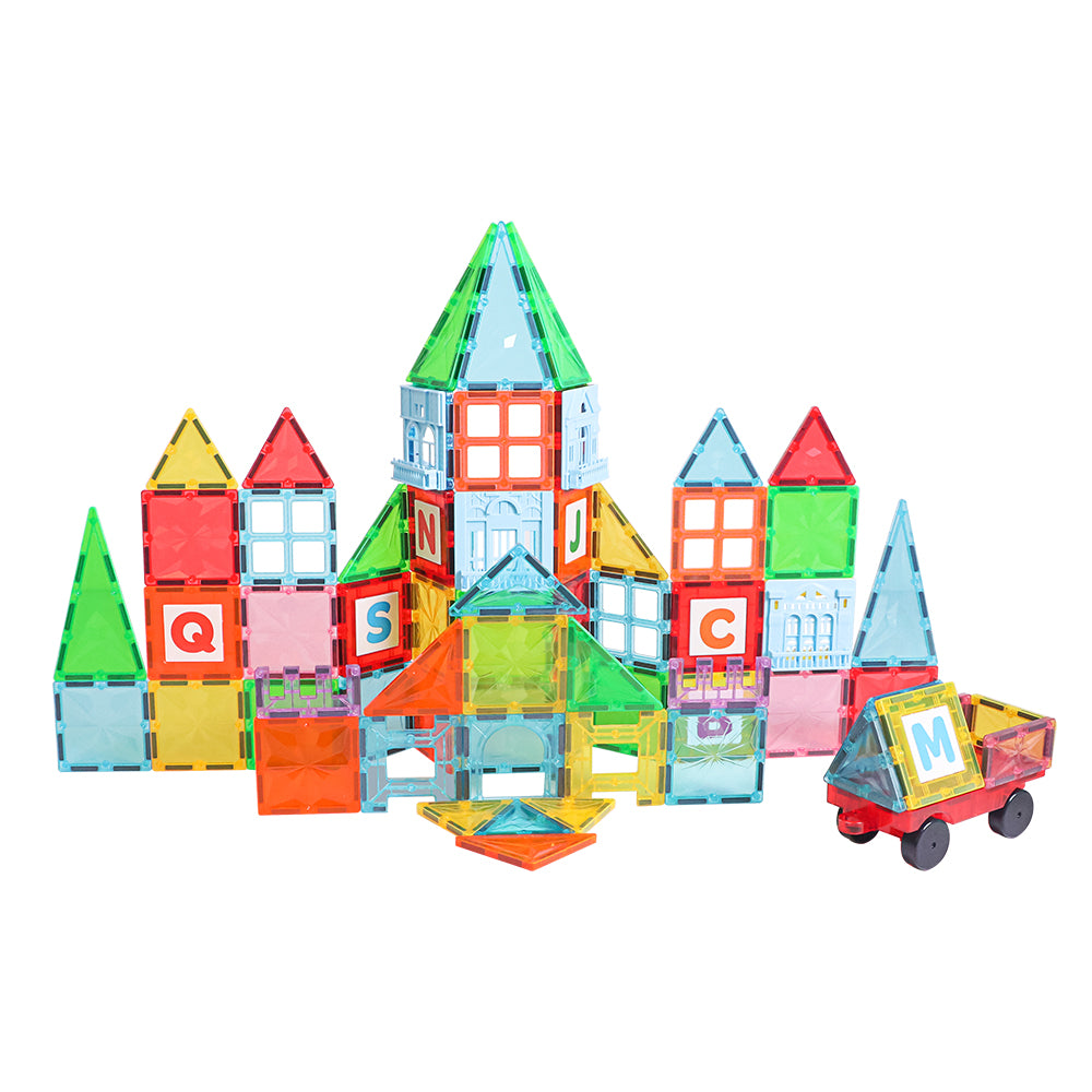 Giromag 95pcs Magnetic Tiles with Storage Box