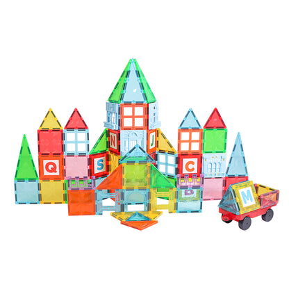 Giromag 95pcs Magnetic Tiles with Storage Box