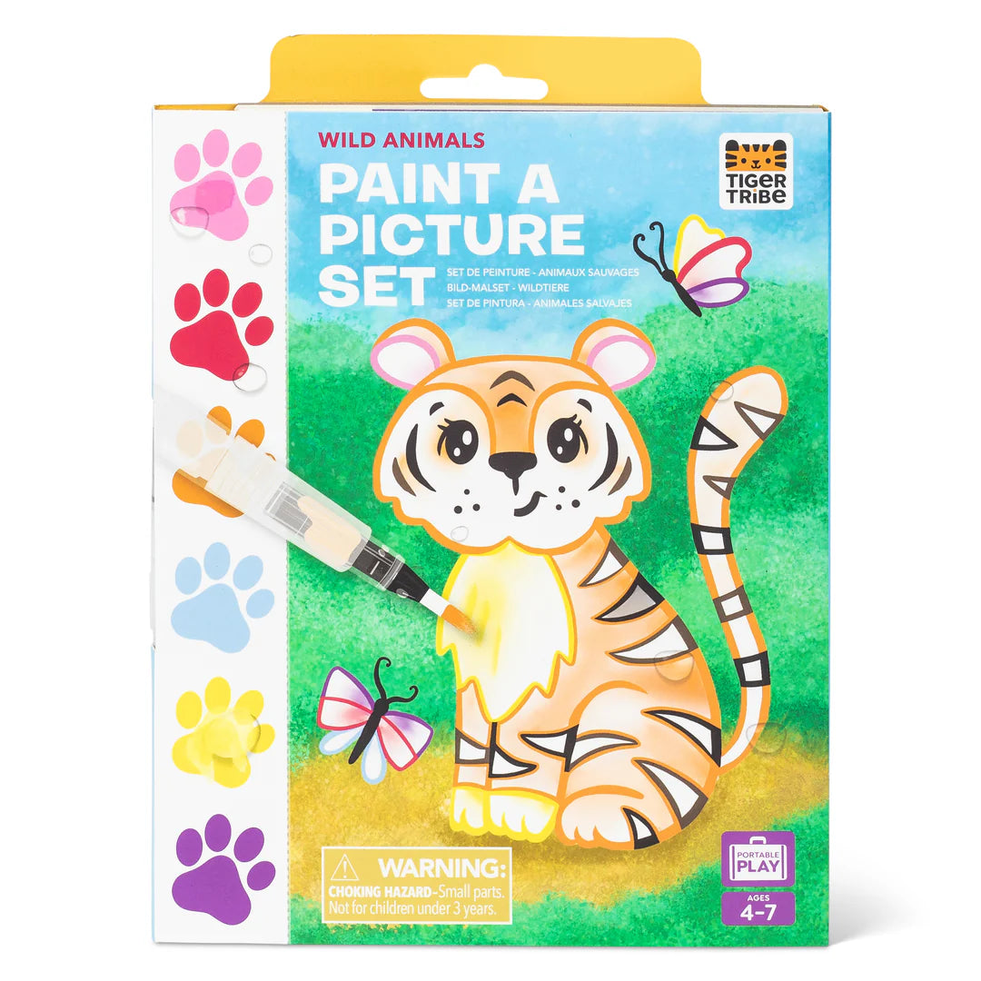 Tiger Tribe: Paint a Picture Set - Wild Animals