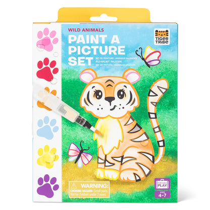 Tiger Tribe: Paint a Picture Set - Wild Animals