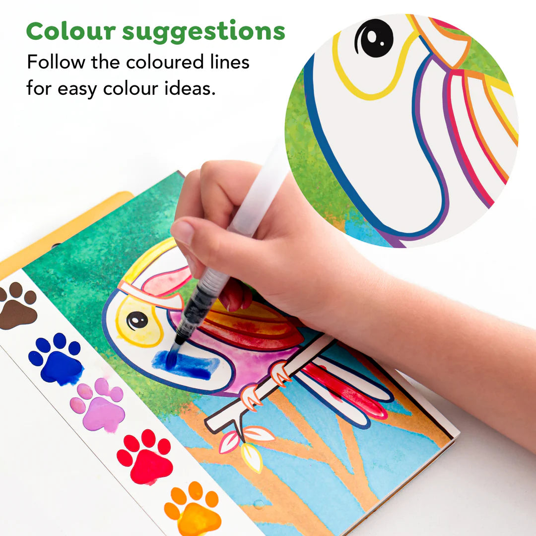 Tiger Tribe: Paint a Picture Set - Wild Animals