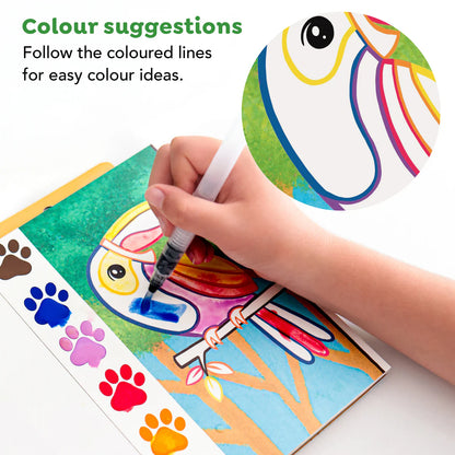 Tiger Tribe: Paint a Picture Set - Wild Animals