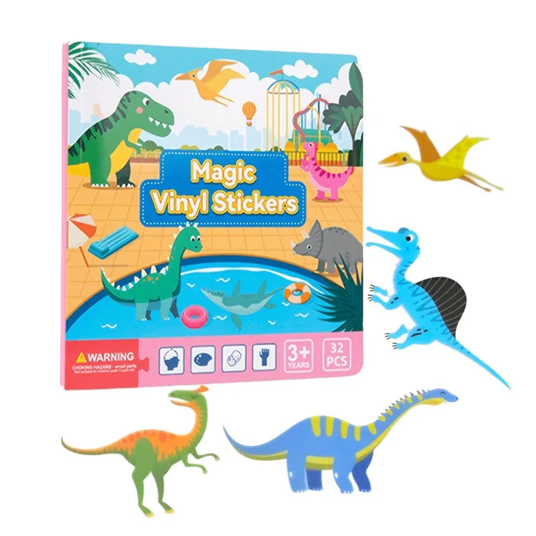 Reusable Sticker Book Educational Activity Book