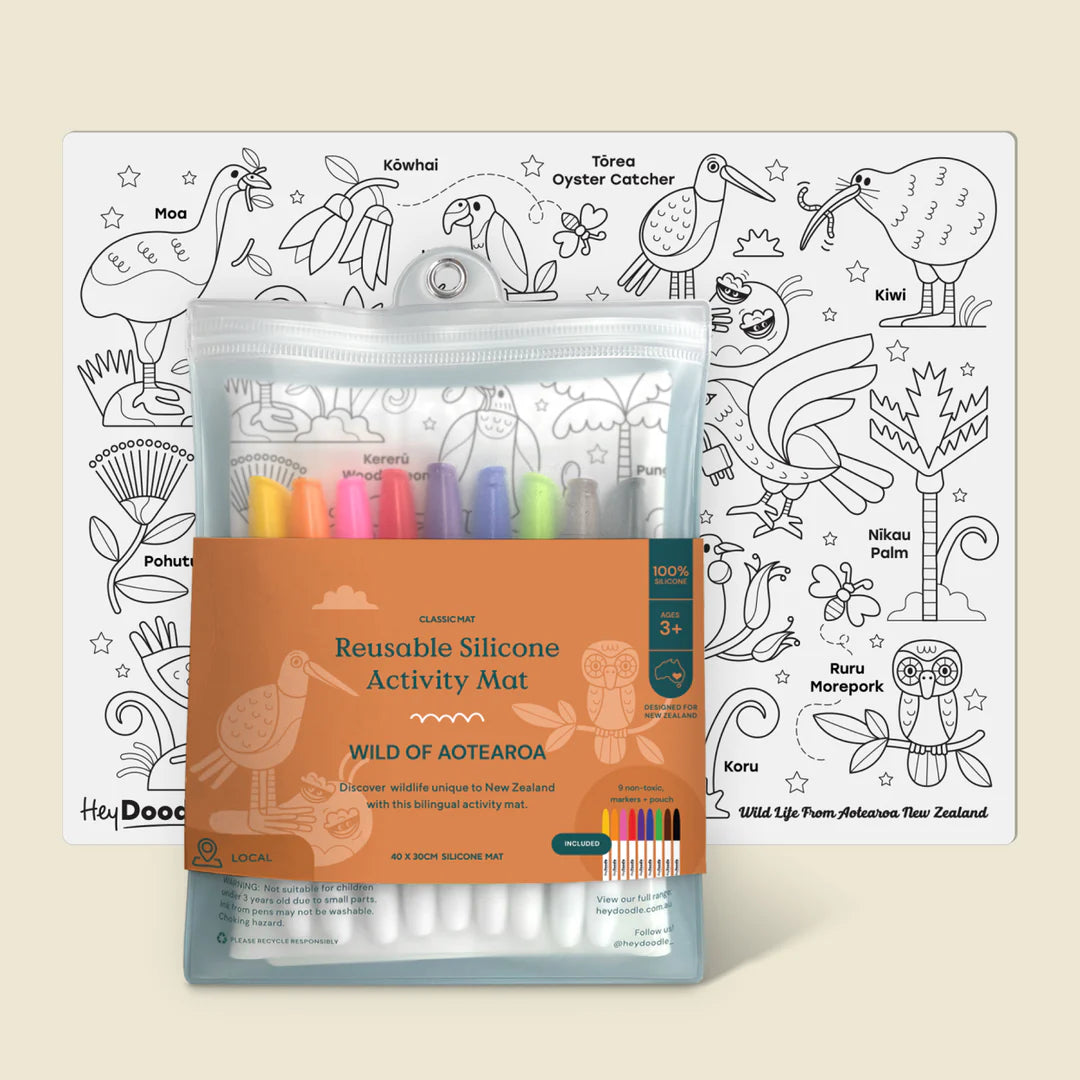 HeyDoodle - Wild of Aotearoa Large Playmat